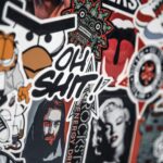 Spooky and Stunning: Autocollants uniques pour la décoration d'Halloween